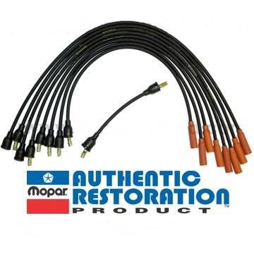 SPARK PLUG WIRE SET FOR for A-BODY, B-BODY & C-BODY 1966 273 V8 ENGINE, DATE-CODED 1ST QTR 1966